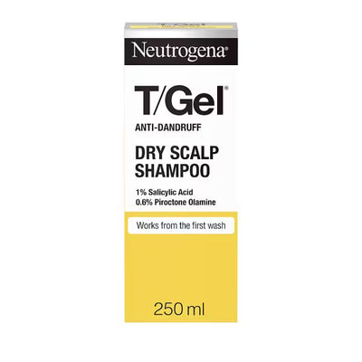 Superdrug Neutrogena T/Gel Dry Scalp Shampoo For Dry Hair 250ml- Buy online at McGrocer