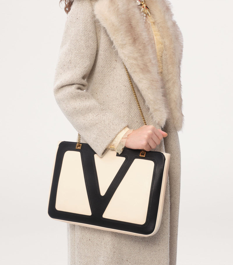 Valentino Garavani medium lambskin Viva Superstar tote bag - British product