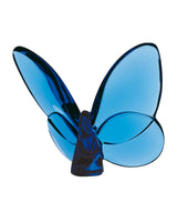 Harrods Baccarat Papillon Lucky Butterfly Blue Crystal Ornament- Buy online at McGrocer