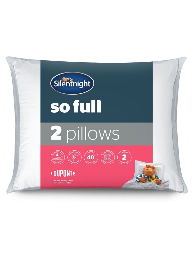 Silentnight So Full medium support pillows 2 pack (British brand)