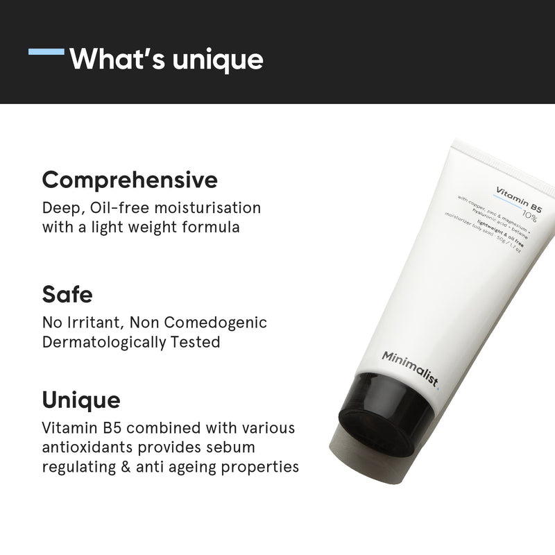 Minimalist Vitamin B5 10% moisturizer 50g - British product