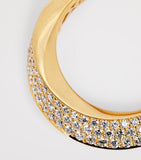 Engelbert Aurea Spira ring 18kt yellow gold pavé diamonds, UK version