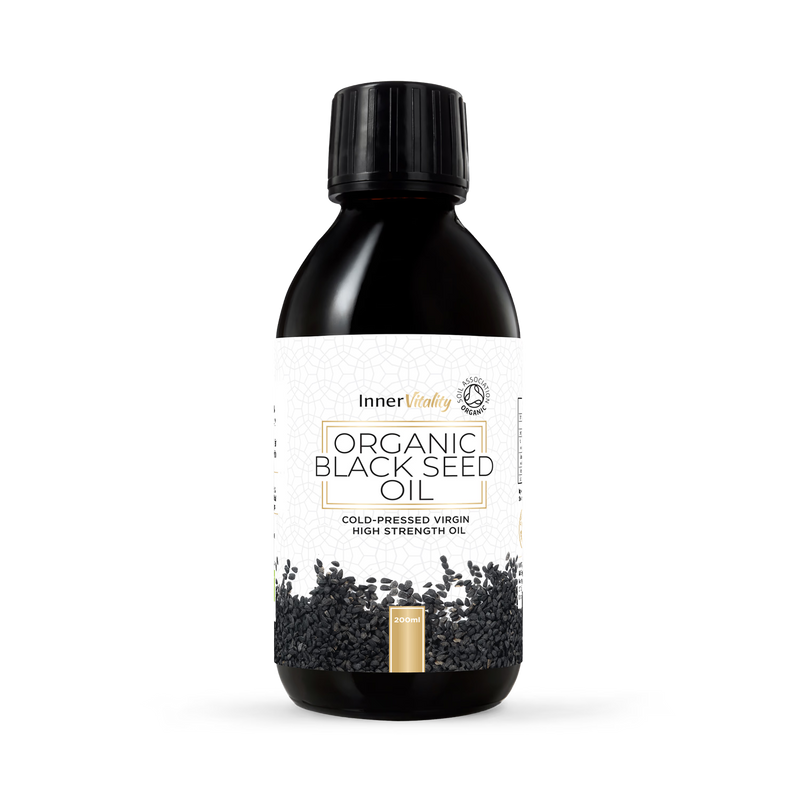 Inner Vitality organic black seed oil 200 ml (British brand)