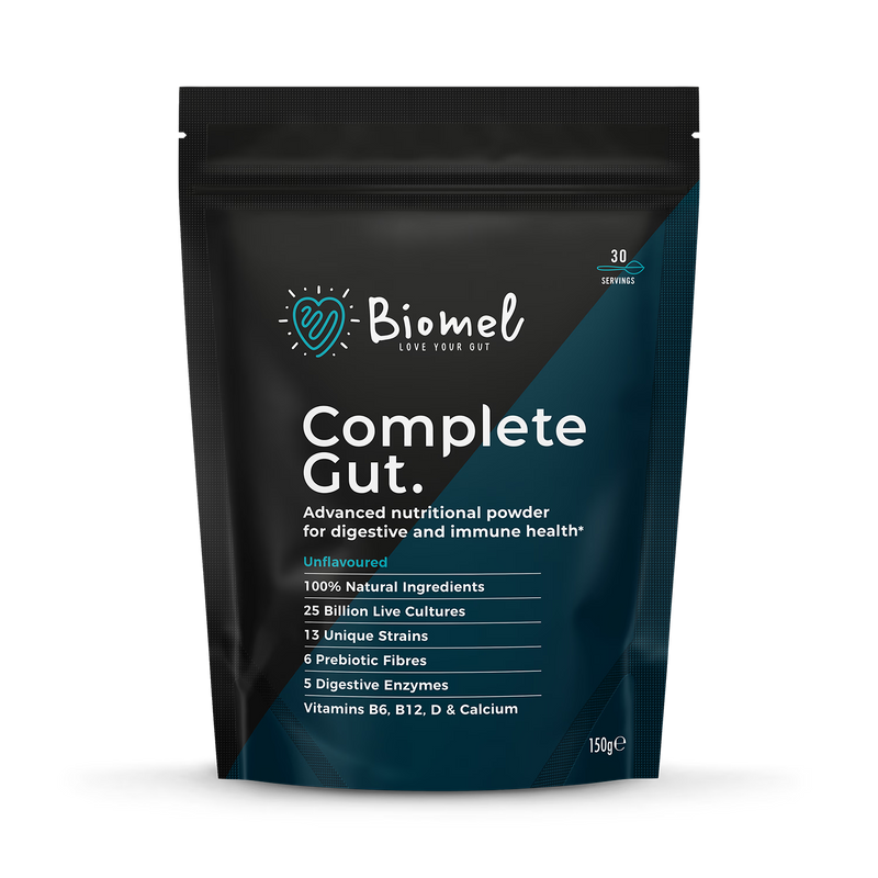 Biomel Complete Gut unflavoured powder 150g - British product
