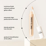 Veoli Botanica highlighter with vitamin E and collagen 10ml - British product