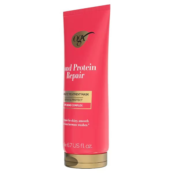 OGX Bond Protein Repair Hair Mask 1-Minute Treatment 200ml, imported from the UK