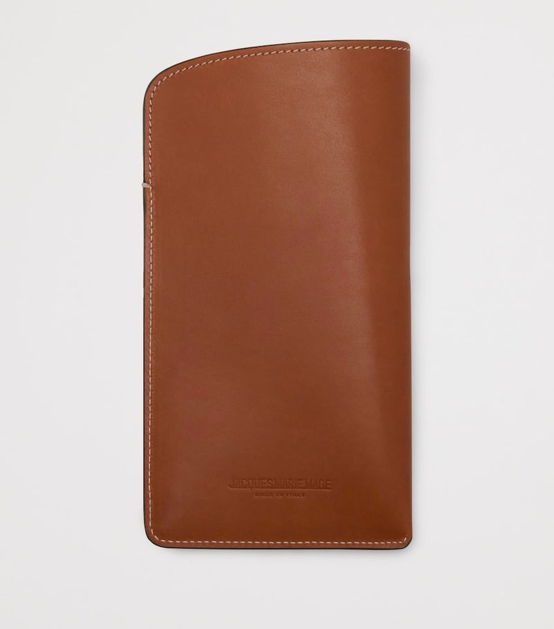 Jacques Marie Mage Circa leather sunglasses slip case, imported from the UK