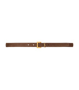 Harrods Saint Laurent Calfskin Cassandre Leather Belt 2cm- Buy online at McGrocer