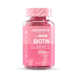 Holland & Barrett Novomins Biotin 10,000µg Peach Flavoured 60 Gummies- Buy online at McGrocer