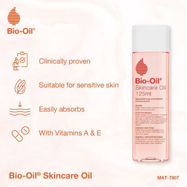Bio-Oil Skincare Oil Scars Stretch Marks 125ml - British product