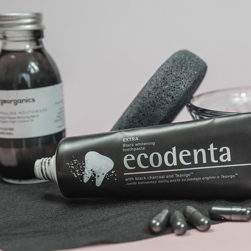 Ecodenta Black Charcoal Toothpaste 100ml - British product