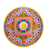 Harrods Dolce&Gabbana Casa Set of 2 Carretto Tableware Plates 26cm- Buy online at McGrocer