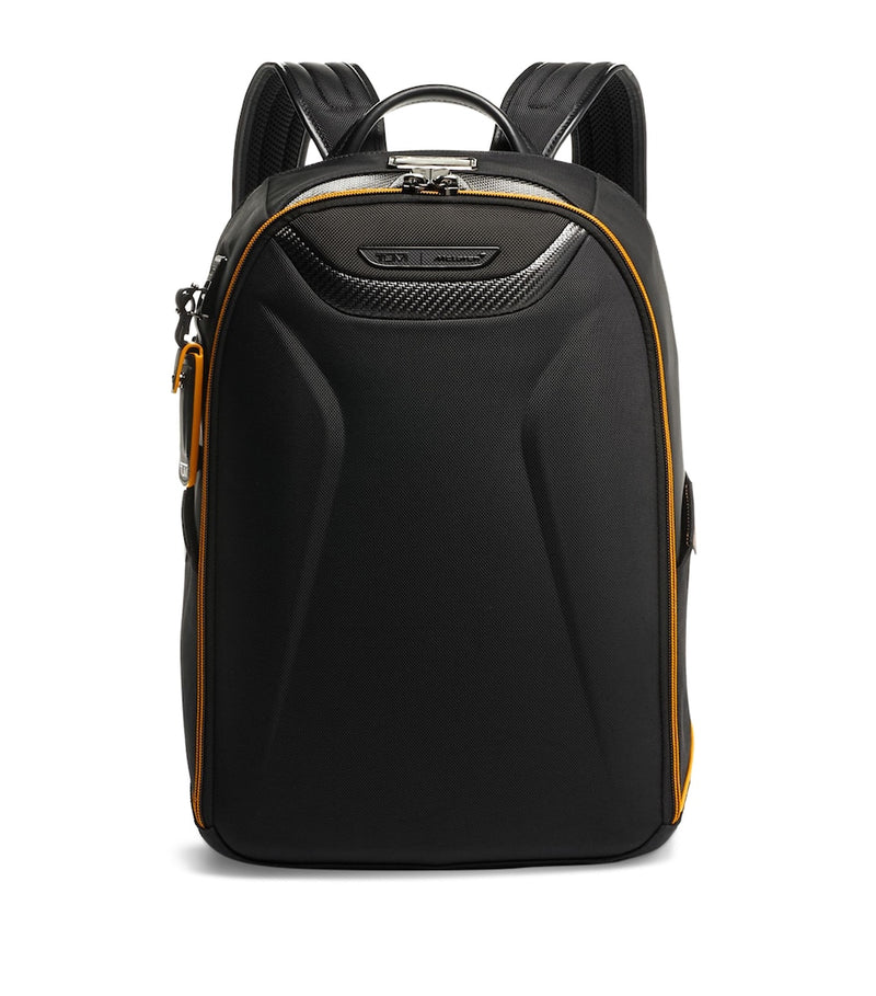 Sleek Backpack with Carbon Fibre Accents and USB Port, 43cm x 30.5cm x 14cm