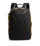 Sleek Backpack with Carbon Fibre Accents and USB Port, 43cm x 30.5cm x 14cm