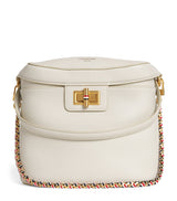 Harrods Thom Browne Pebble Leather Box Bag- Buy online at McGrocer