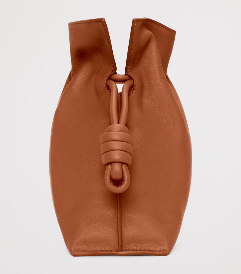 LOEWE medium leather flamenco clutch bag (British brand)