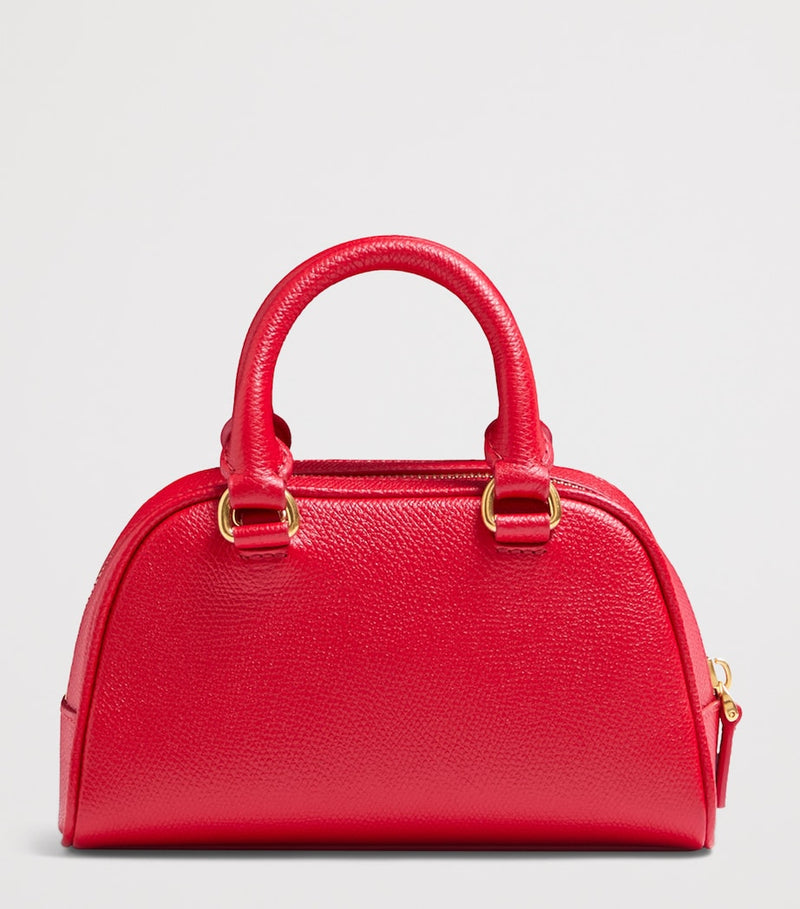 Valentino Garavani VLogo mini leather top-handle bag (British brand)