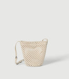 Brunello Cucinelli cotton woven bucket bag, imported from the UK