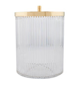 Harrods Zodiac Crystal Bathroom Bin with Lid- Buy online at McGrocer