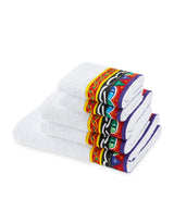 Harrods Dolce&Gabbana Casa Set of 5 Cotton Carretto Bath Towels- Buy online at McGrocer
