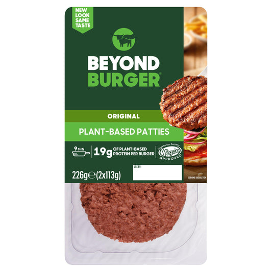 Beyond Meat Plant-Based Burger Patties x2 226g GOODS Sainsburys   
