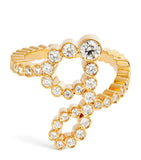 Sophie Bille Brahe Ensemble 'G' ring 18kt yellow gold with diamonds, imported from the UK