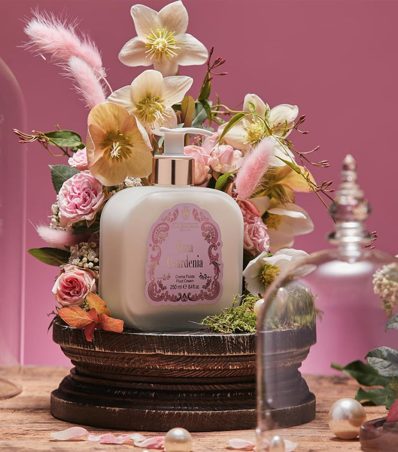 Santa Maria Novella Rosa Gardenia fluid body cream 250ml (British brand)