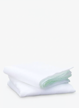 John Lewis Gentle Exfoliating Pure Muslin Cloths, Pack of 2- Buy online at McGrocer