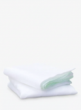 Pure muslin cloths for gentle exfoliation, pack of 2, UK version