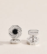 Harrods Tateossian Thompson Onyx Octagon Cufflinks- Buy online at McGrocer