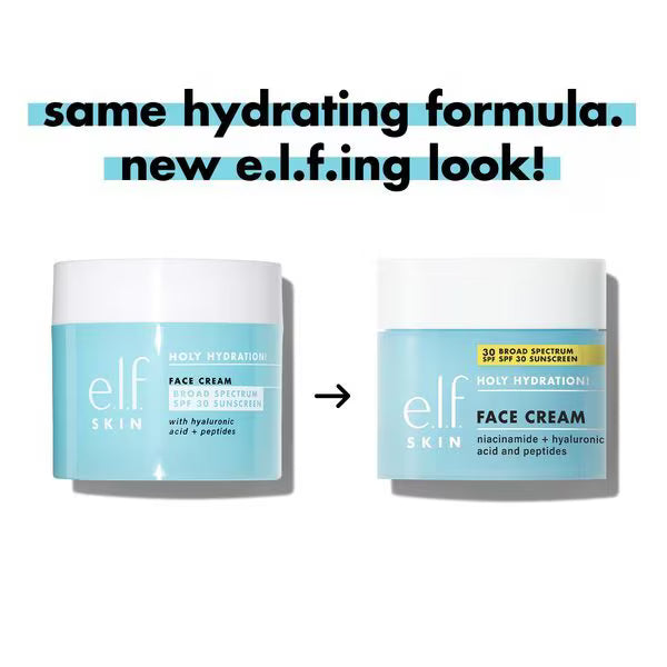 e.l.f. Holy Hydration Face Cream SPF 30 50g, UK version