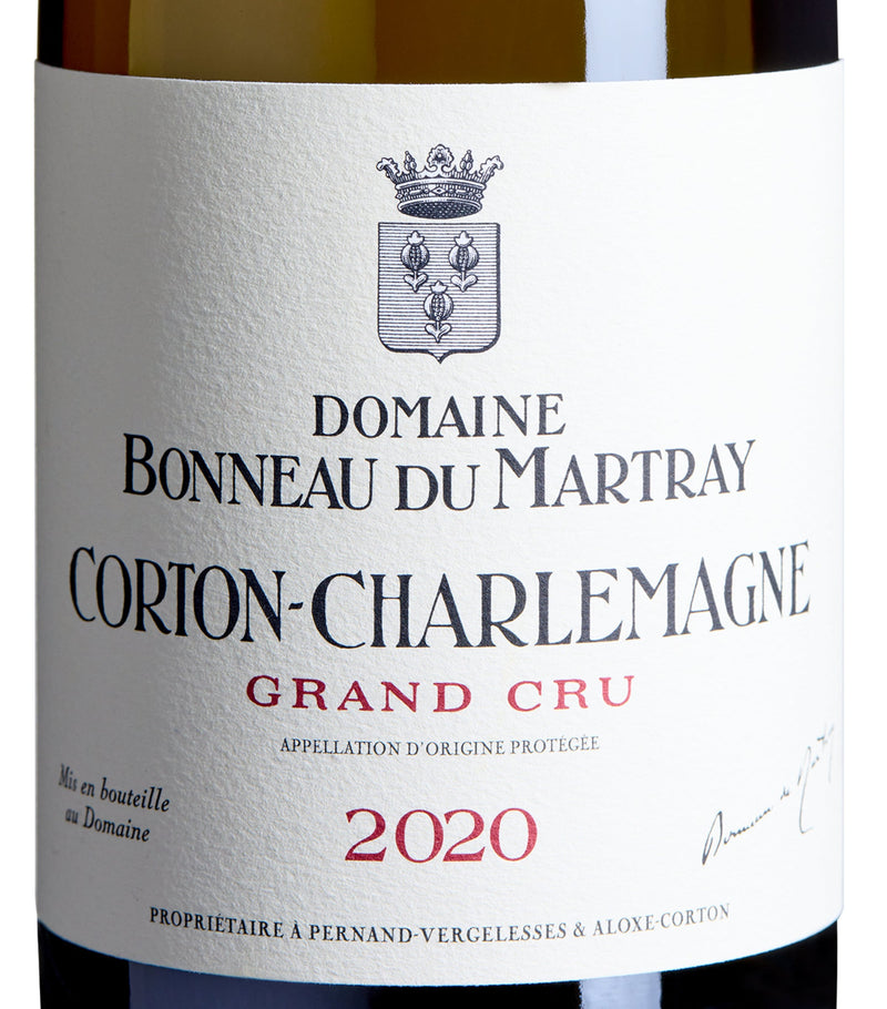 Bonneau Du Martray Corton-Charlemagne Grand Cru 2020 white wine 75cl - British product
