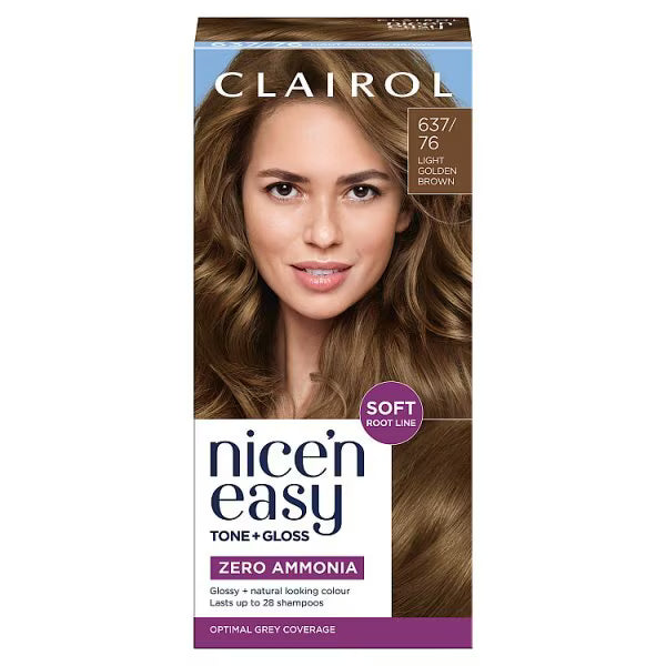 Clairol semi-permanent hair dye golden brown - British product