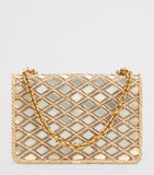 Valentino Garavani Vain shoulder bag with rhinestone embellishments (British brand)