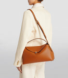 Toteme T-Lock top-handle bag in Italian leather (British brand)