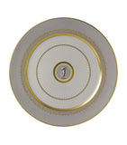 Wedgwood Anthemion Grey fine bone china plate 30.5cm (British brand)
