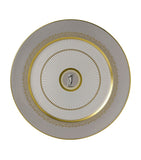 Wedgwood Anthemion Grey fine bone china plate 30.5cm (British brand)
