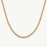 Superdrug MUCHV Thin Swirl Chain Necklace Gold or Silver 45cm- Buy online at McGrocer