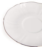 GINORI 1735 Corona Platino tea saucer 15cm, UK version