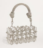 Cult Gaia rhinestone Bess shoulder bag acrylic, UK version