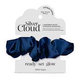 Superdrug Silver Cloud Satin+ Oversized Scrunchie Santorini Navy Hair Scrunchie- Buy online at McGrocer