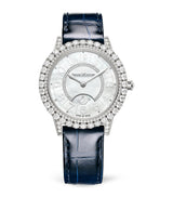 Harrods Jaeger-LeCoultre White Gold and Diamond Dazzling Rendez-Vous Night & Day Watch 36mm- Buy online at McGrocer