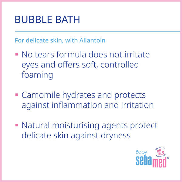 Sebamed Baby Bubble Bath 200ml (British brand)
