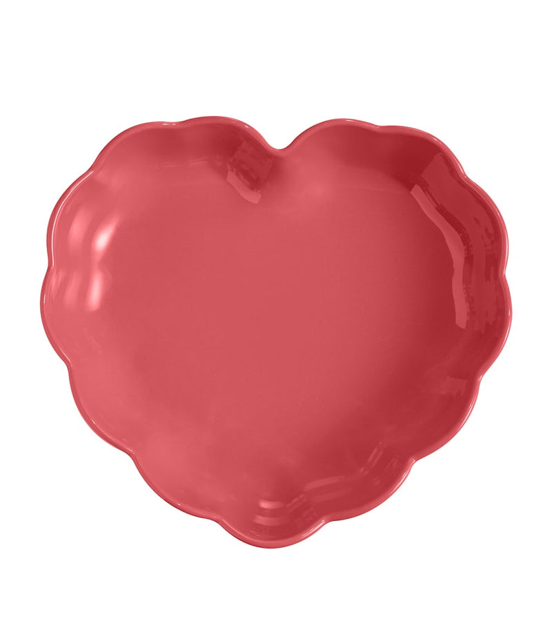 Emile Henry heart-shaped ceramic baking dish 26.5cm, imported from the UK