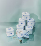 Royal Copenhagen Alphabet Bonbonniere porcelain box, UK version