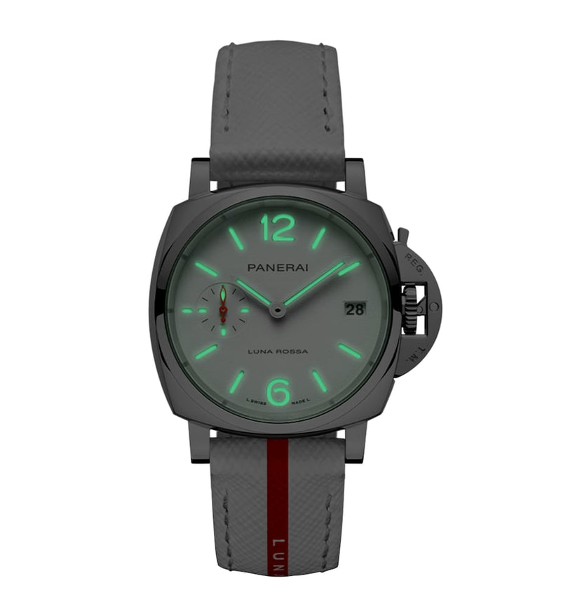 Panerai Luminor Due Luna Rossa watch 38mm, imported from the UK