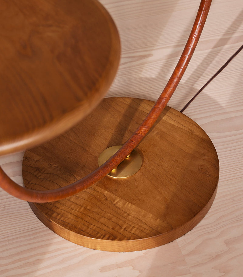 Soho Home Winona floor lamp oak side table (British brand)