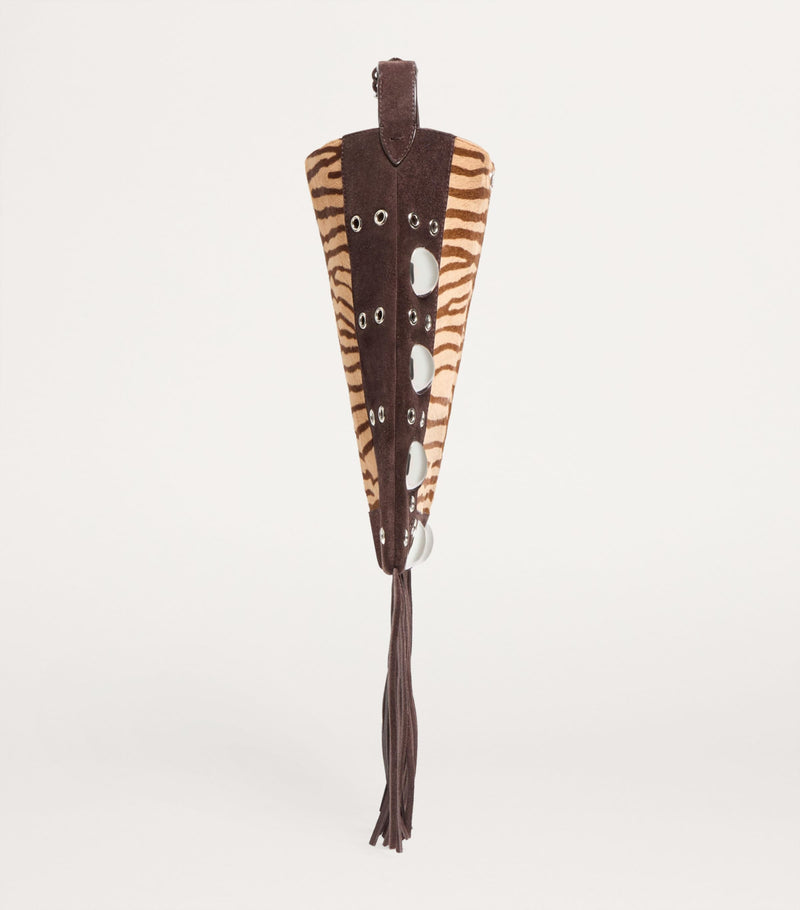Valentino Garavani Nellcôte cross-body bag zebra print leather, imported from the UK