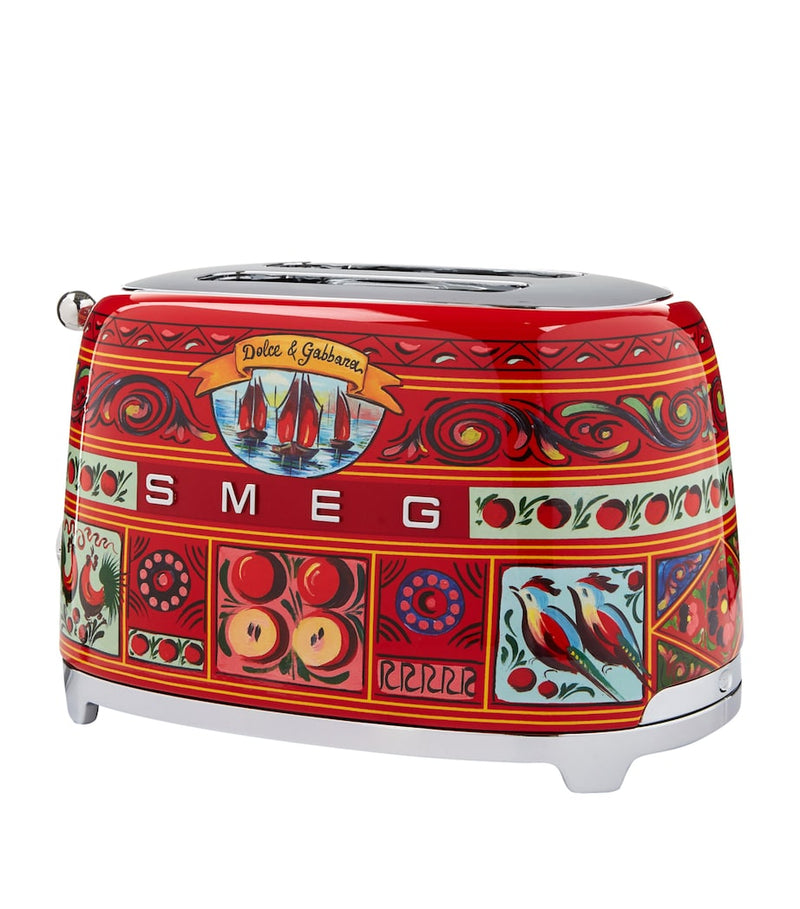Smeg Dolce & Gabbana 2-slice toaster, imported from the UK