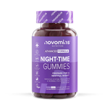 Novomins Night Time Raspberry Flavoured Gummies Sleep Aid 60